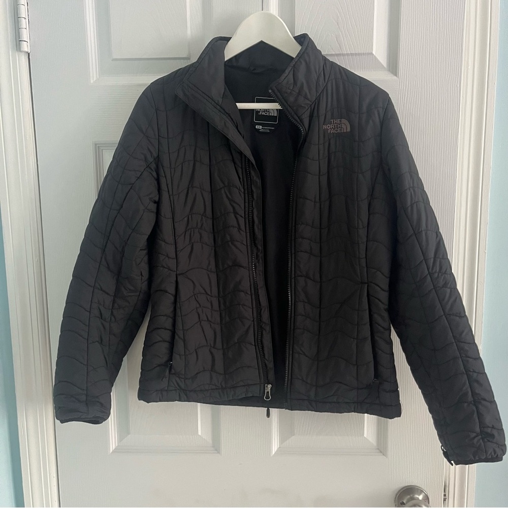The North Face Charcoal Quilted Jacket